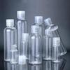 30/50/100pcs 5-120ml Plastic Squeeze Bottle with Flip Cap PET Lotion Shampoo Empty Cosmetic Sample Container Travel Bottles 4