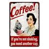 Vintage Coffee Bar Metal Tin Signs Decor Wall Art Sign Posters Wall Decoration Coffee Plaque Sign Cafe