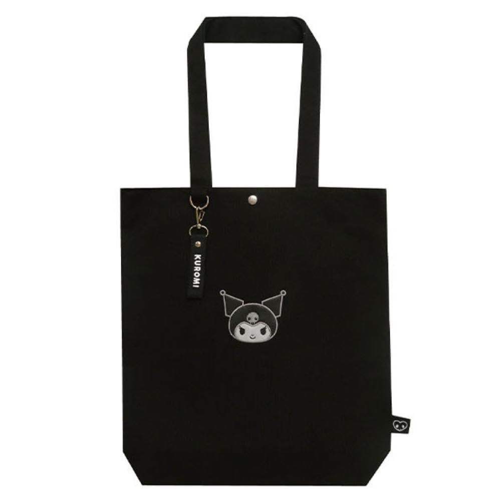 K Company Sanrio Characters Tote Bag Kuromi (Monochrome Series) SACM-TB-KU H38×W35×D8cm