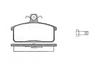 Remsa 0128.40 Brake Pad Set, Disc Brakes