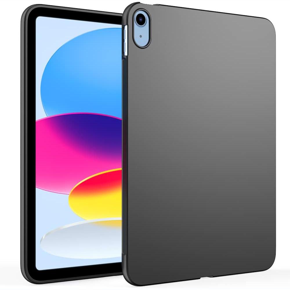 Weiche Hülle für iPad 10. 11. Generation A16 10,9'' 11'' Flexible Silikon TPU Schwarze Schutzhülle Rückseite