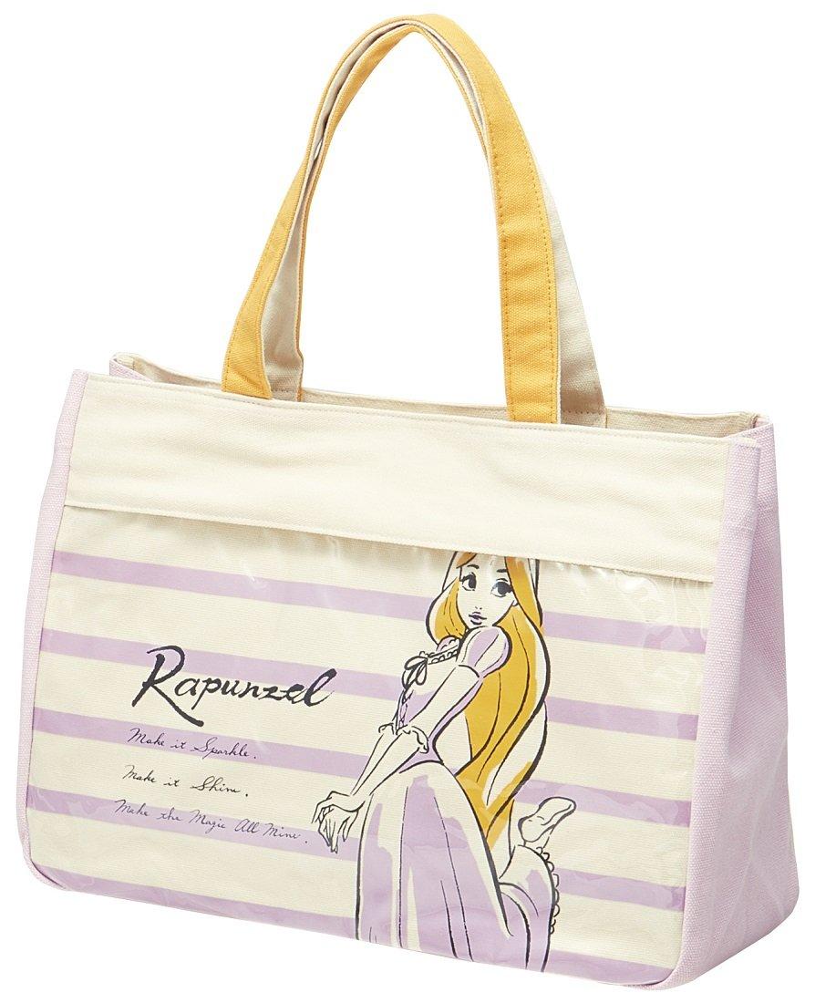 

Skater Tote Lunch Bag with Clear 36 x 26 x 12 Rapunzel VBC1 Pocket, cm, Disney,