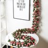3pcs 2.5M Rose Artificial Flowers Christmas Garland for Wedding Home Room Decoration Spring Autumn Garden DIY Fake Plants Vine