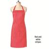 Canvas Waterproof Coffee Shop & Kitchen Apron - Oilproof Cotton Bib for Home & Catering Use