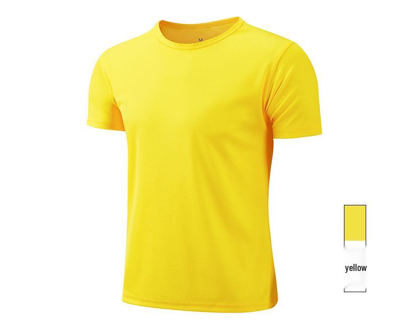 Summer Sporty Quick-Dry Short-Sleeve Logo T-Shirt