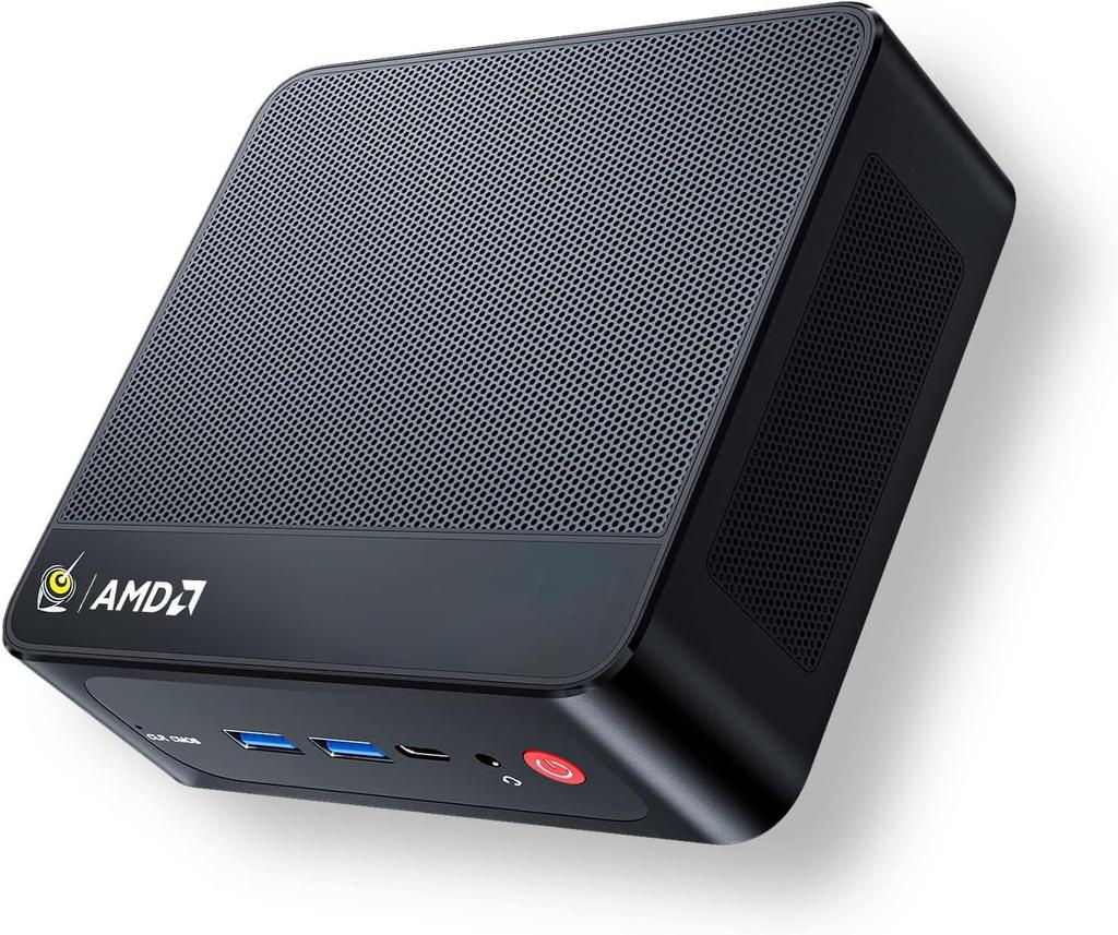 Beelink AMD Ryzen7 SER5 PRO 5850U Mini 32GB DDR4 1TB SSD Mini Computer to WiFi Bluetooth Support Auto Power On PC, (up 4.4GHz) 8C/16T, 6, 5.2, 1DP,