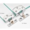 Glass Door Hinge Frameless Shower Door Hinges Stainless Steel Door Hardware Hinges for Glass Doors Display Wine Cabinets