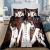 Copripiumino Federa C-Collection E-Elvis Set Biancheria da Letto Decorazione Camera da Letto Ragazzo Set 2/3 pezzi Singolo/Matrimoniale/Queen Taglia Grande