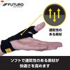 3M Finger Support, for Thumb, Solid Protection, Standard Size, Highly Breathable, Black, Futsuro, 45843JNR