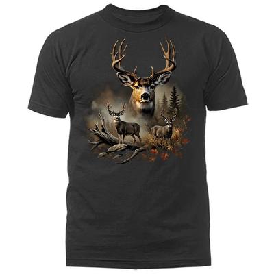Whitetail Deer Buck Forest Scene Wildlife Nature Wilderness T-shirt