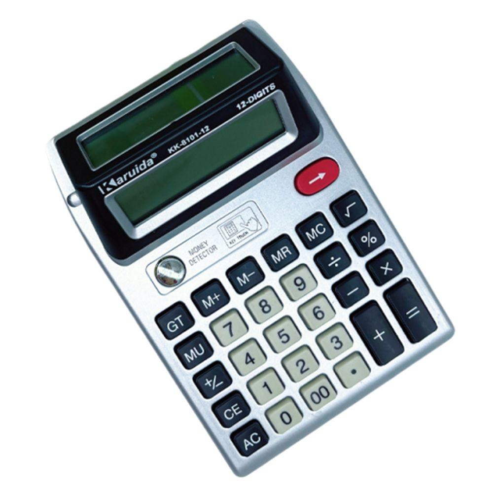 Multifunctional 12 Digits Calculator Dual Screen Desktop Calculator  Home