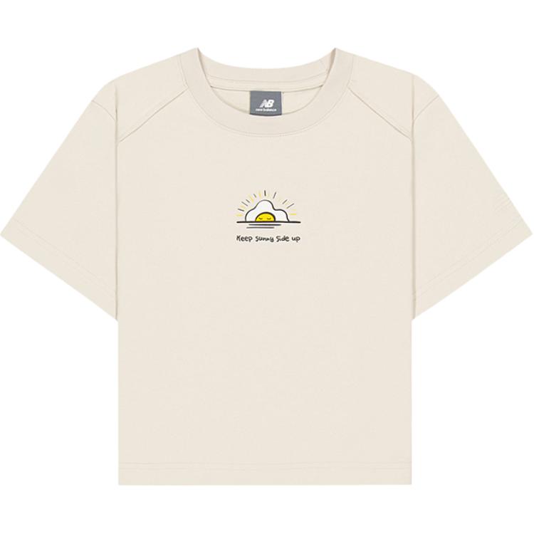 New Balance T Shirt Women s Khaki AWT52378-TWF L