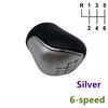 For Ford Mondeo IV S-MAX C-MAX Transit Focus MK3 MK4 Kuga Transit Car Gear Shift Knob 5/6 Speed PU Leather Lever Auto Parts