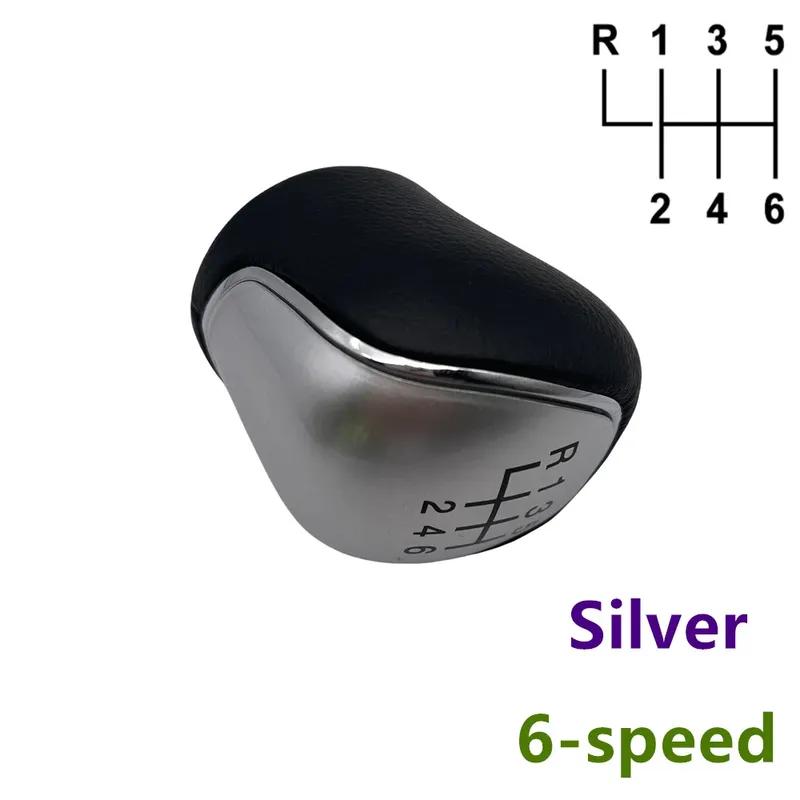 For Ford Mondeo IV S-MAX C-MAX Transit Focus MK3 MK4 Kuga Transit Car Gear Shift Knob 5/6 Speed PU Leather Lever Auto Parts