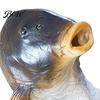Detailed Fish Face Mask for Halloween Funny Head Mask, Realistic Latex Carp Cosplay Prop, Animal Elastic Full Coverage Costume Party Prank,