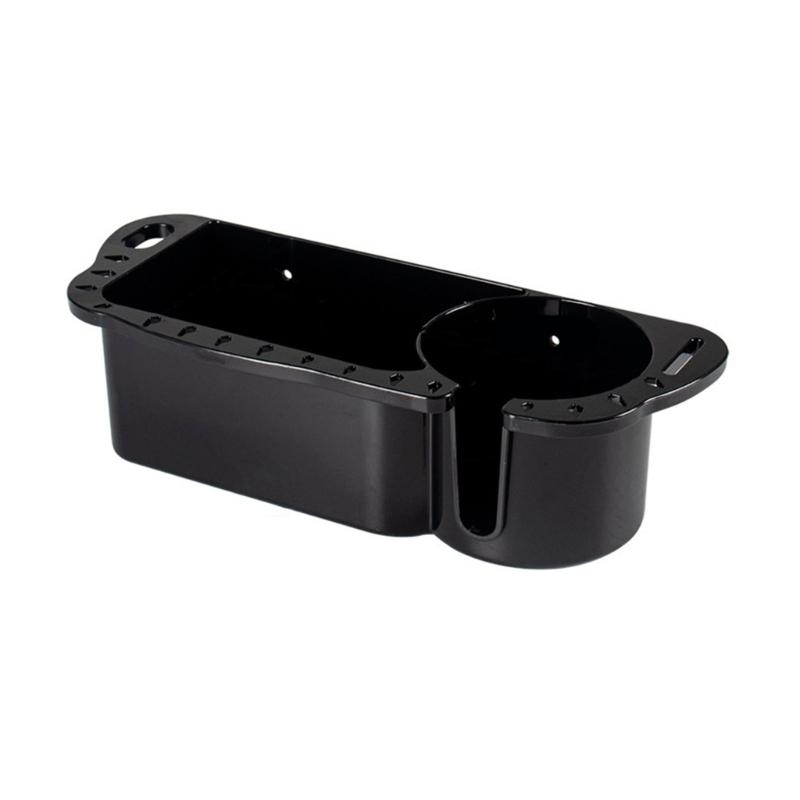 

Multifunctional Boat Organizer Box for Drinks Gadgets Pliers and More Fishing Enthusiasts with Convenient Hanging Holes чёрный