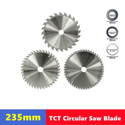 235mm Saw Blade 24T/10T/48T Aperture 30mm Wood Saw Blade Carbide Tipped TCT Wood Cutting Disc Woodworking Tools
