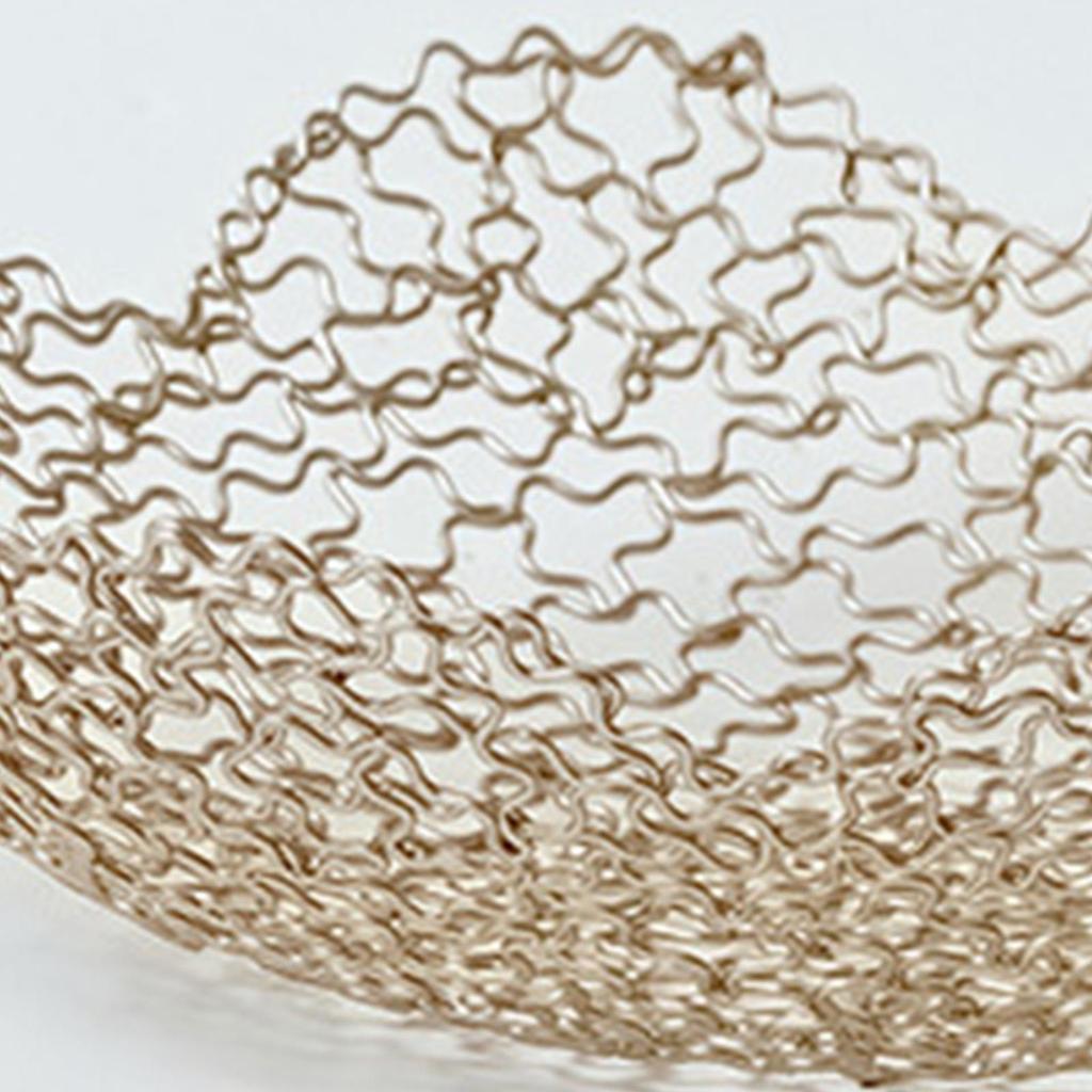 Wire Fruit Basket Fruit Bowl Tabletop Display Stand Cake Bread Plate Dessert Plate for Household Kitchen Home Dining Room