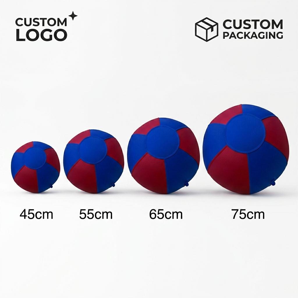 Indestructible Dog Herding Ball 45cm 55cm 65cm Large Size Scratch Resistant Inflatable Toy for Border Collies and Shepherds