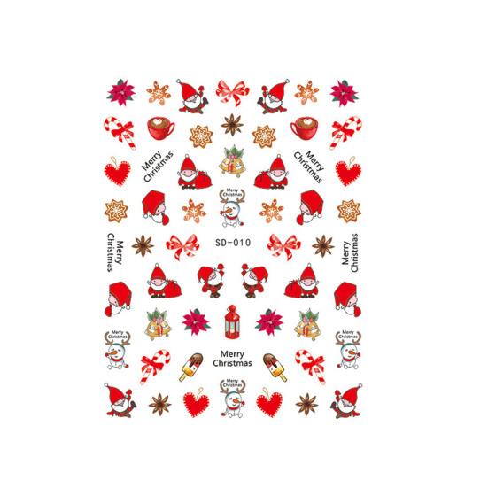 Exquisite Nail Art Patch Christmas Patterns Various Styles DIY