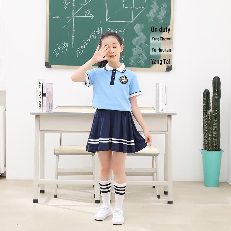 2023 Sommer Schuluniform Set für Kinder: Kindergarten-Abschlussoutfit für Jungen und Mädchen