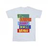 Johnny Bravo Mens Rectangle Pop Art T-Shirt