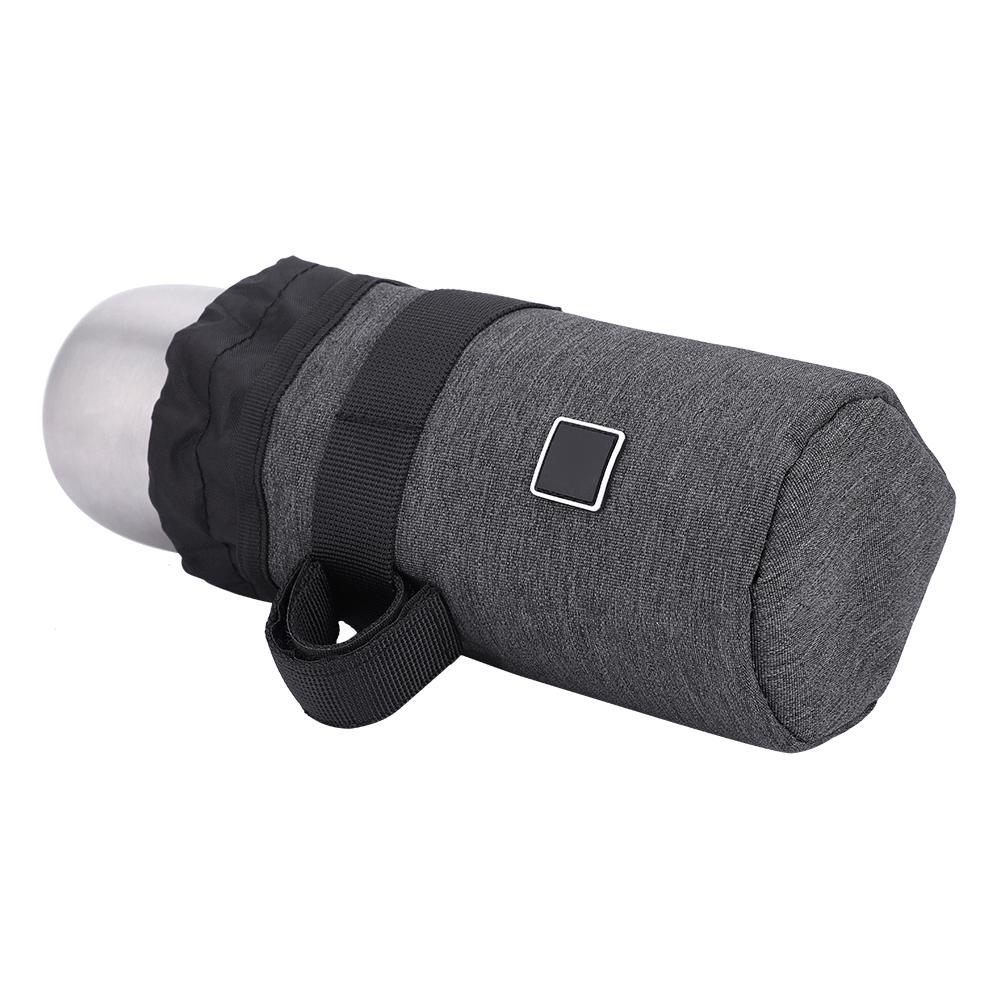 Bicycle Water Bottle Holder Bag Portable Cycle Bike Kettle Insulate Cage (Dark Grey)