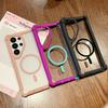 For Samsung Galaxy S25 Ultra Magnetic Case Clear Anti Drop TPU + PC Phone Cover