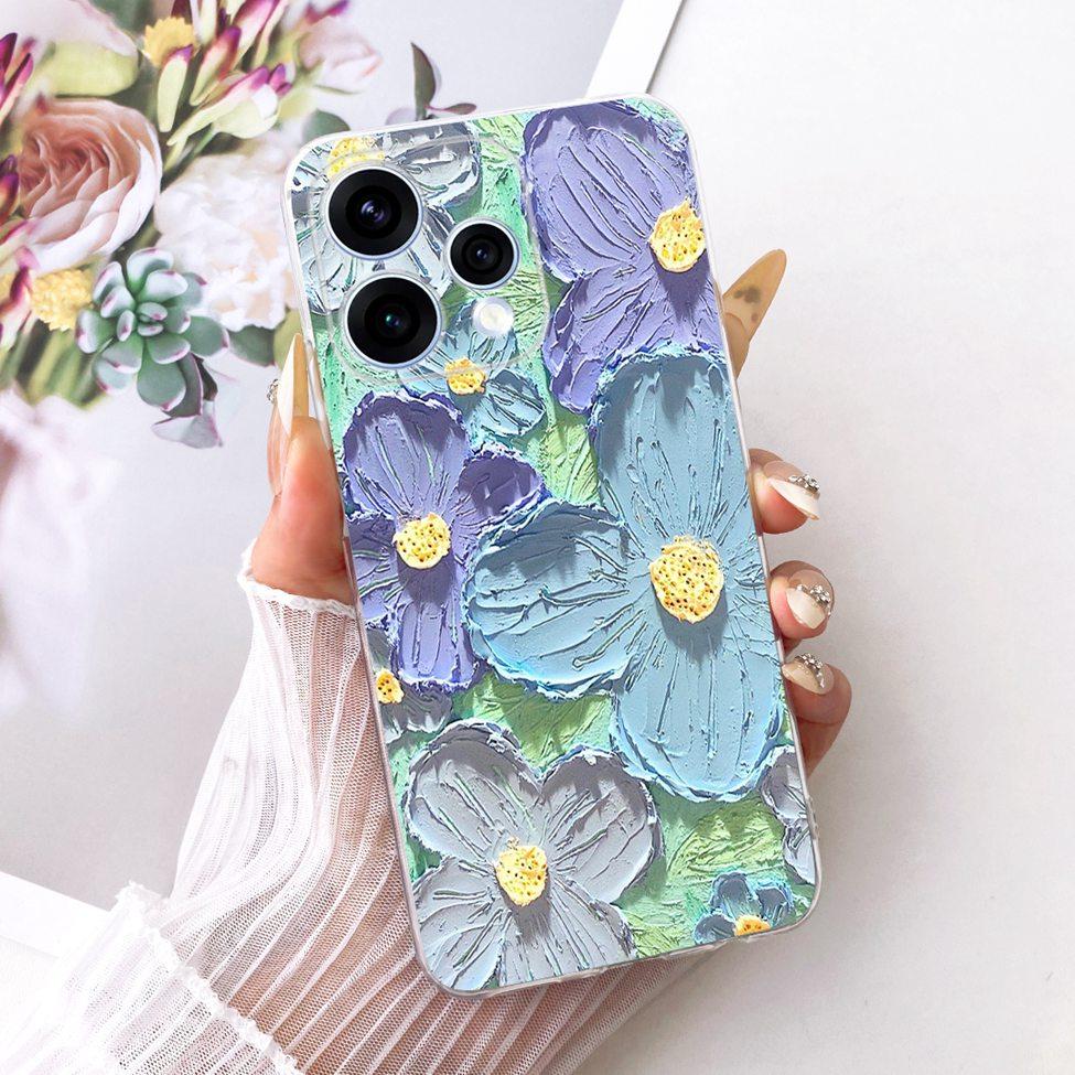 Transparent For Oppo Reno15 Cover Luxury Cute Cat Fashion Butterfly Cool Painted Bumper Casing For Oppo Reno15 5G CPH2825 Case