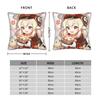 Genshin Impact Klee Pillow Case  Comfy Pillow Cover Fashion Pillowcases For Chair Sofa Home Decor