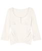 Leijeumiya Arin Silky Slim Top [Ivory]