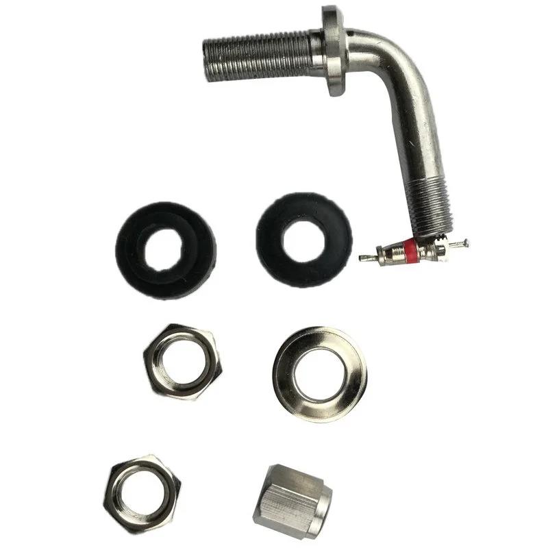 2Pcs 90/45 Degree Angle Car Motorcycle Wheel Tire Vacuum Valve Stems Tyre Extension Bolt Motorbike Accessories Valve Stems 1