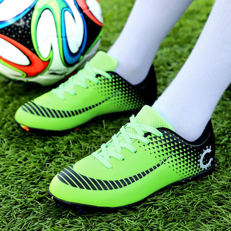 New spikes children's primary school grass football shoes school adult training shoes 2025