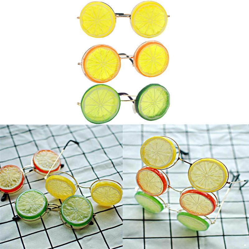 Creative DIY Funny Glasses Lemon Shaped Picture Frame Photography Props Party Graduation Wedding Bride Photo Props Decoration