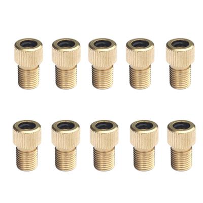 10Pcs Presta To Schrader Valve Adapter Converter Bike Cycle Bicycle Pump Tube