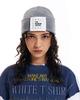 THEMUSEUMVISITOR Cubic Logo Stitched Beanie (Grey)
