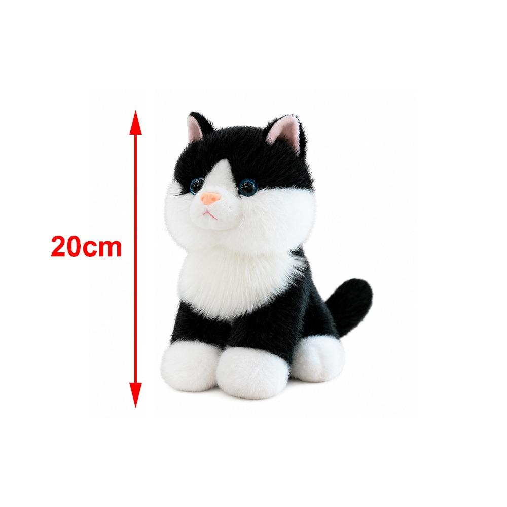Cotton Realistic Stuffed Cat Doll Meow Sound Effect Simulated Cat Plushie  Home Decoration