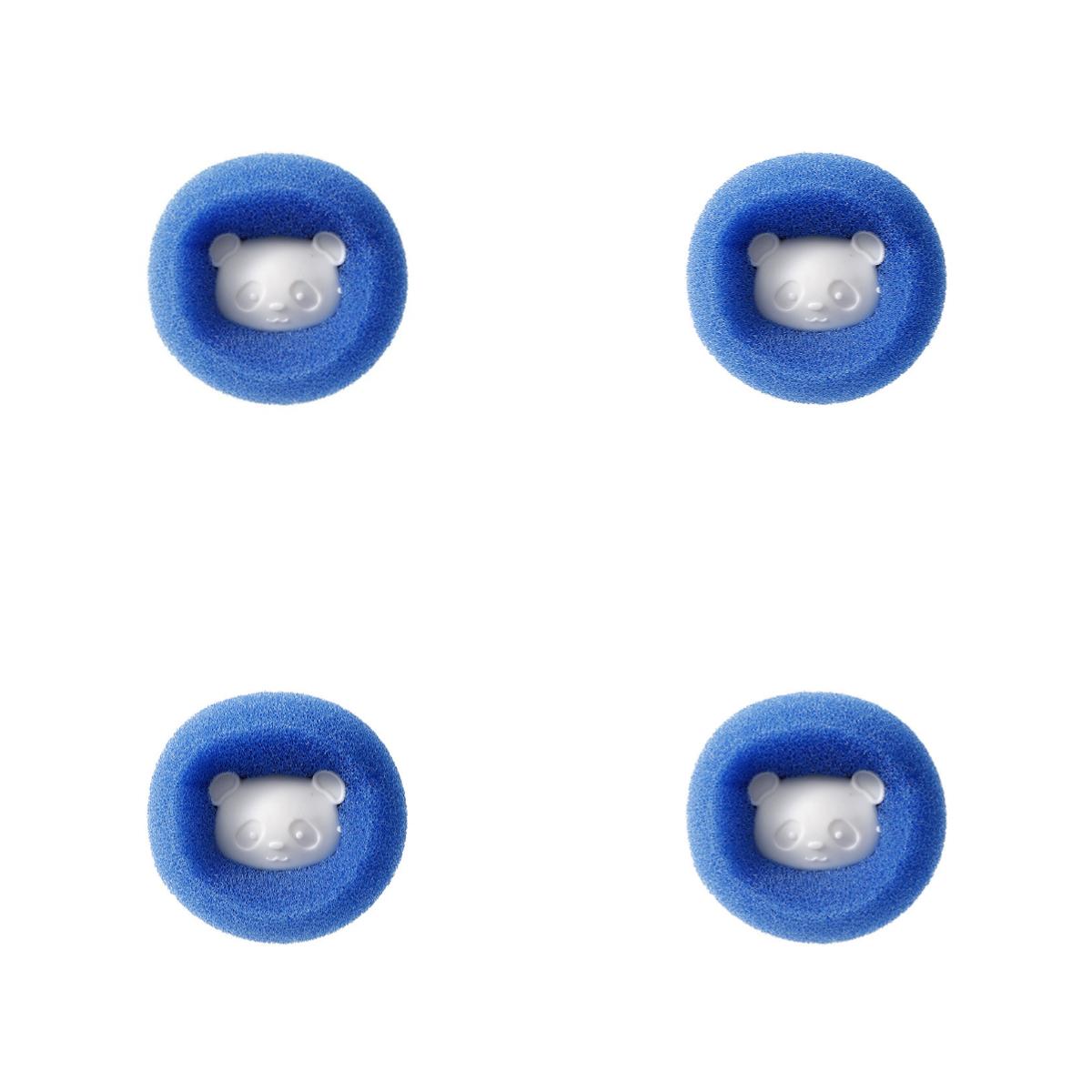 

30pcs Reusable Pet Hair Remover Laundry Balls Dog Cat Fur Lint Catcher Washing Machine Filter Cleaning Tool Hair Remover Kit for Pets blue-4pcs