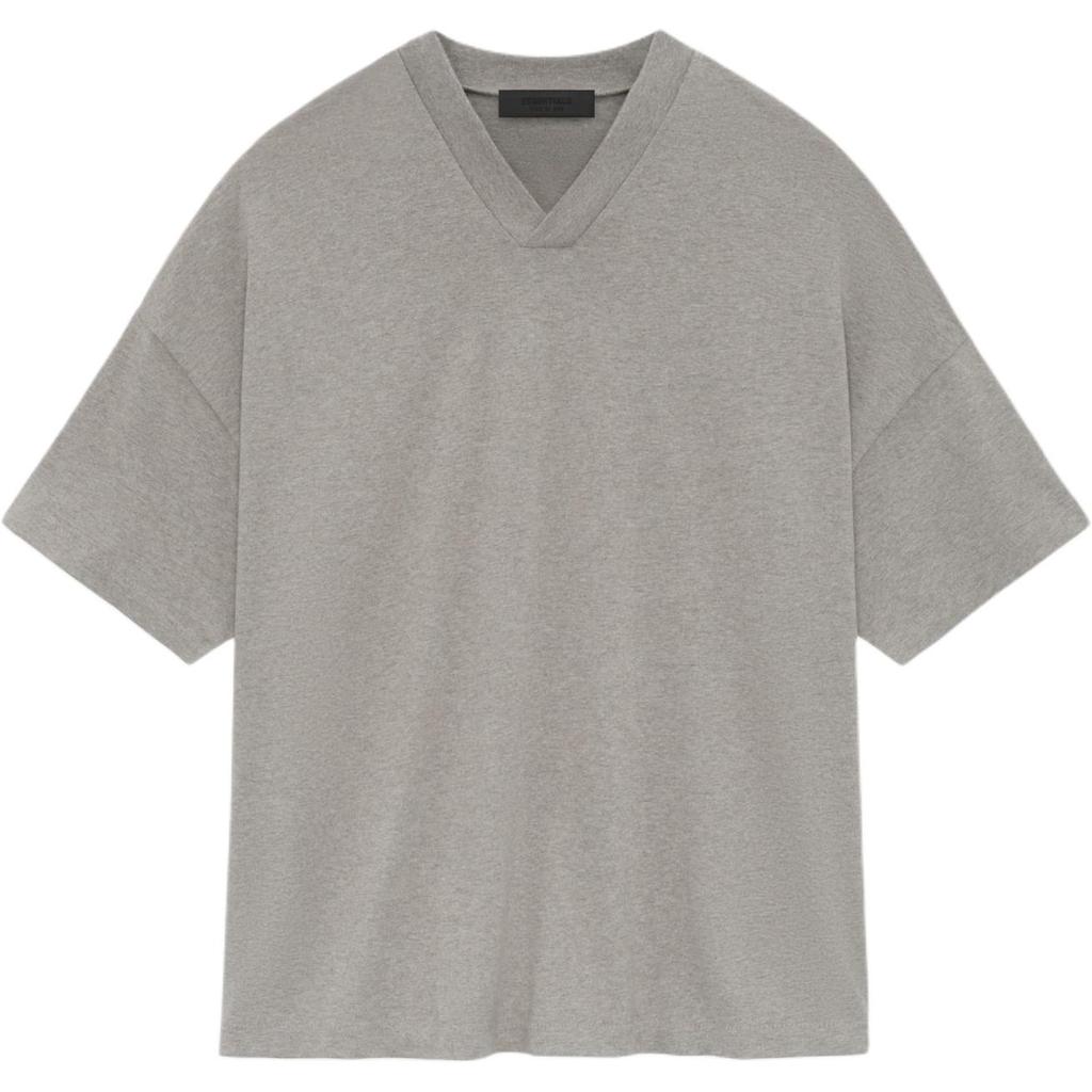 Fear of God Essentials SS24 V Neck T-shirt Heather Grey Men 125SU244211F