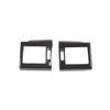For Benz GLK 2009-2015 ABS Carbon Fiber Air Conditioning Air Outlet Vent Trim 2X