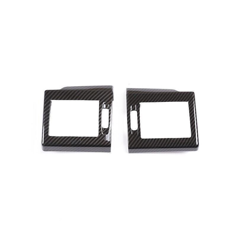 For Benz GLK 2009-2015 ABS Carbon Fiber Air Conditioning Air Outlet Vent Trim 2X