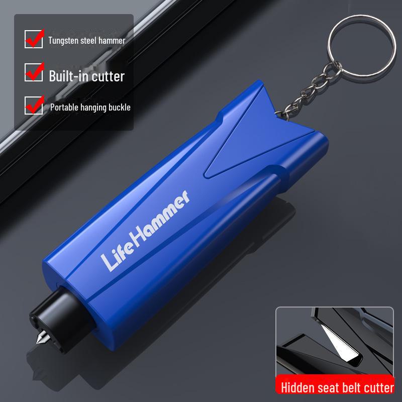 Ciocan de salvare de urgență pentru spargerea geamurilor auto: Instrument multifuncțional de evacuare a sticlei