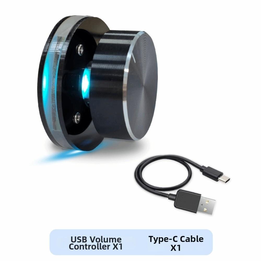 Lighting USB Volume Controller Adjustable Sound Controller Knob Multimedia Control