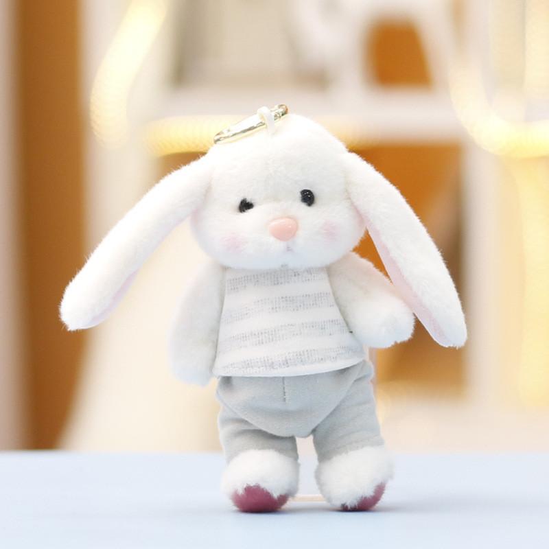 Plush Bear Toy Cute Cartoon Animal Keychain With Soft Pp Cotton For Girls Gift And Bag Decoration