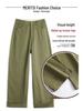 2025 Women's Small Size Cotton Linen Wide Leg Pants - Versatile, Slimming, Casual for Spring & Autumn