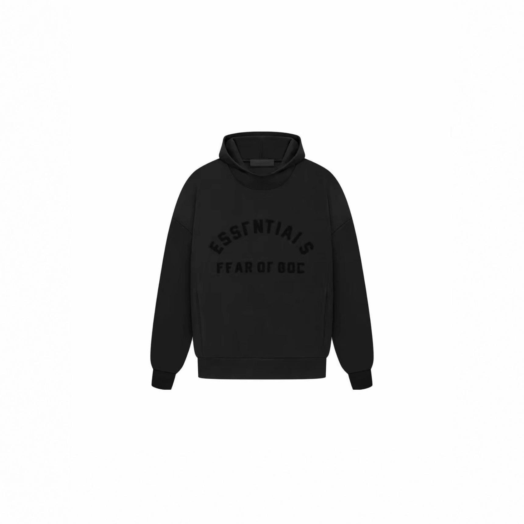 Essentials Trendy High Street Hoodie SS23: Tenth Season Flock Design Medium