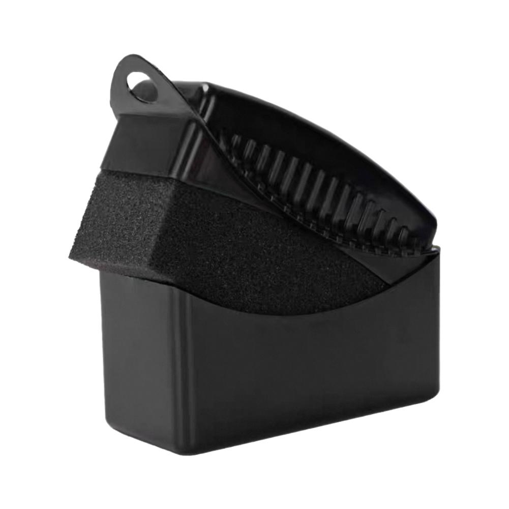 Car Tire Wax Polishing Wear-resistant Sponge Car Paint Surface Interior Cleaning Sponge Waxing Care Thickened Sponge Block чёрный