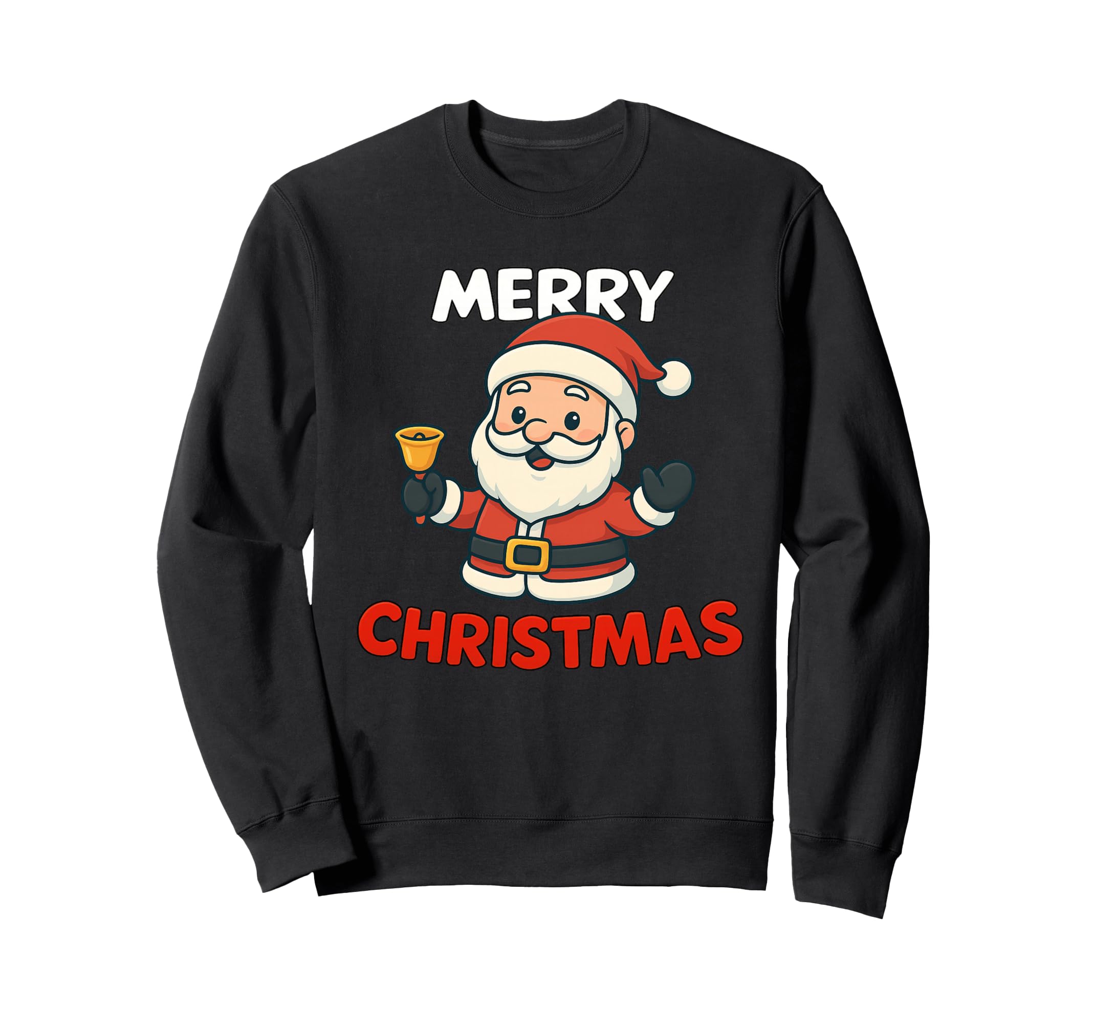 

Cute Christmas Shirt with and Snowman Gift Sweatshirt Santa, Reindeer, Designs, чёрный