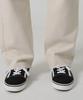 Jikeulib Cut-Off Hem Beige Straight Cotton Pants