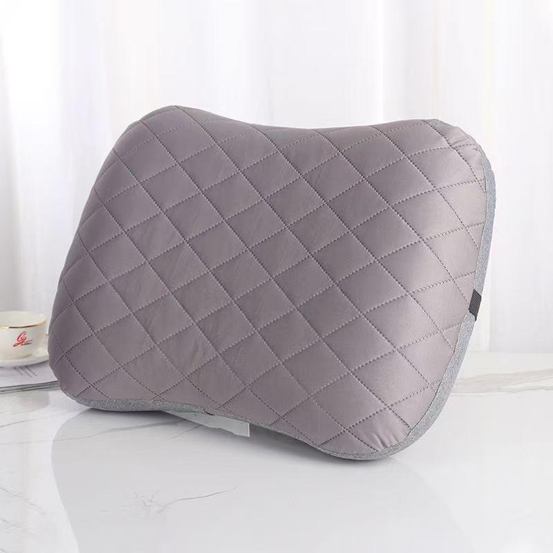 Portable Inflatable Travel Pillow - Neck & Lumbar Support for Camping, Office, and Home 46*32*12cm серый